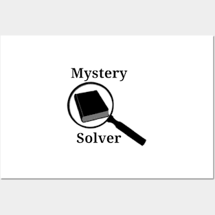 Mystery Book Solver Magnifying Glass Posters and Art